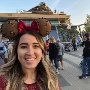 Upcycled authentic designer G G canvas Minnie ears headband G G Canvas (Jumbo Print) Minnie Ears – mayrafabuleux main image 4